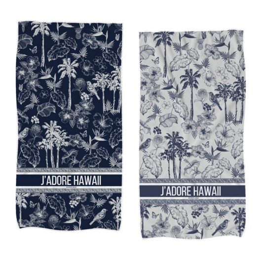 J’adore Hawaii Towel (blue)
