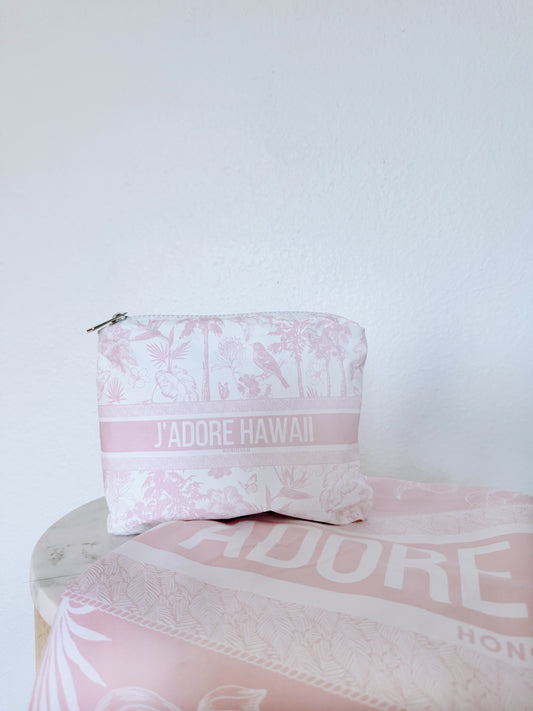 J’adore Hawaii Pouch (pink/white)