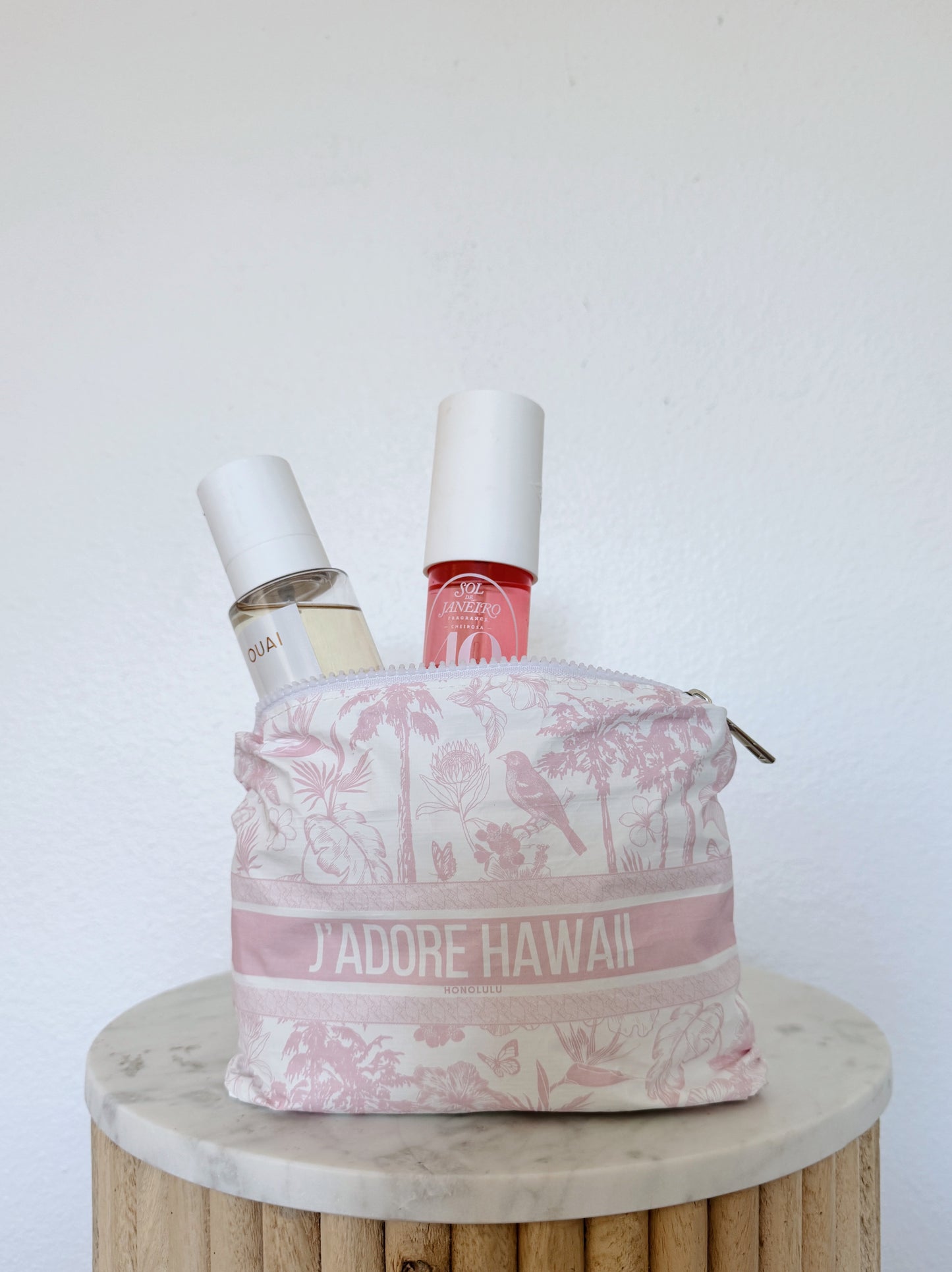 J’adore Hawaii Pouch (pink/white)