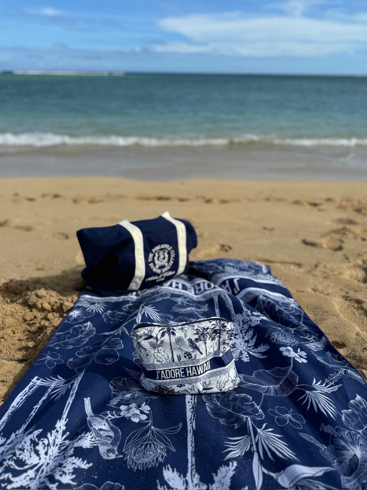 J’adore Hawaii Towel (blue)
