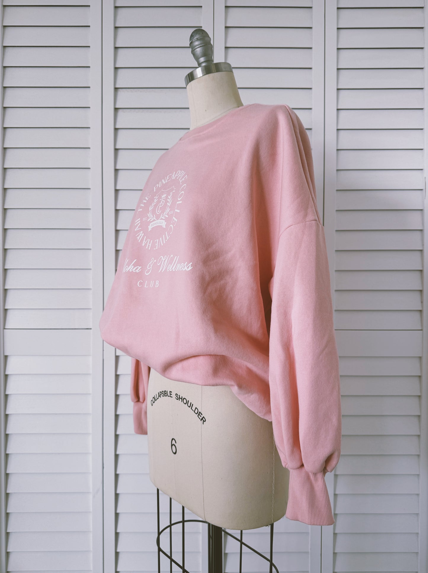 A&W Sweatshirt Pink/White