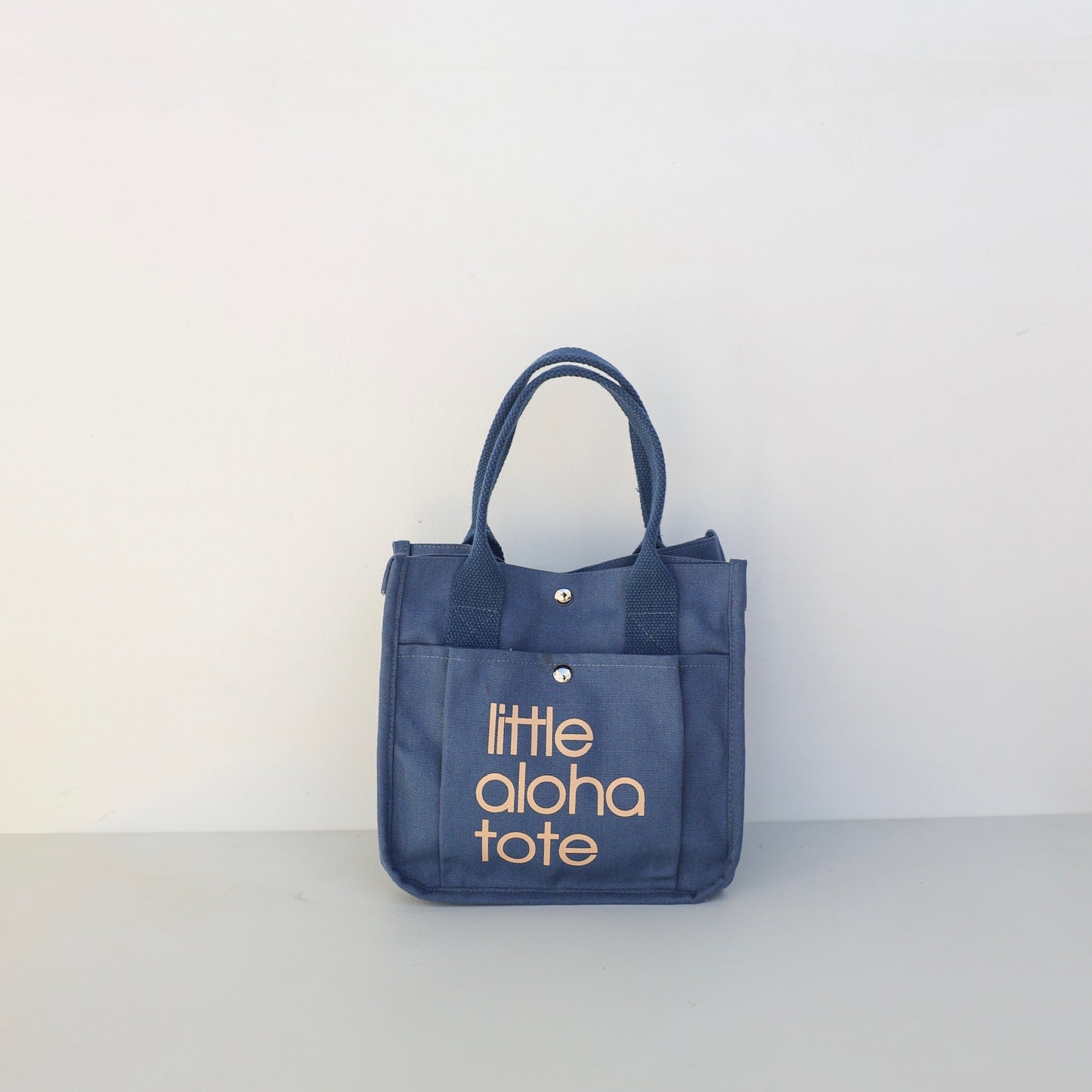 Little Aloha Tote (dark denim)