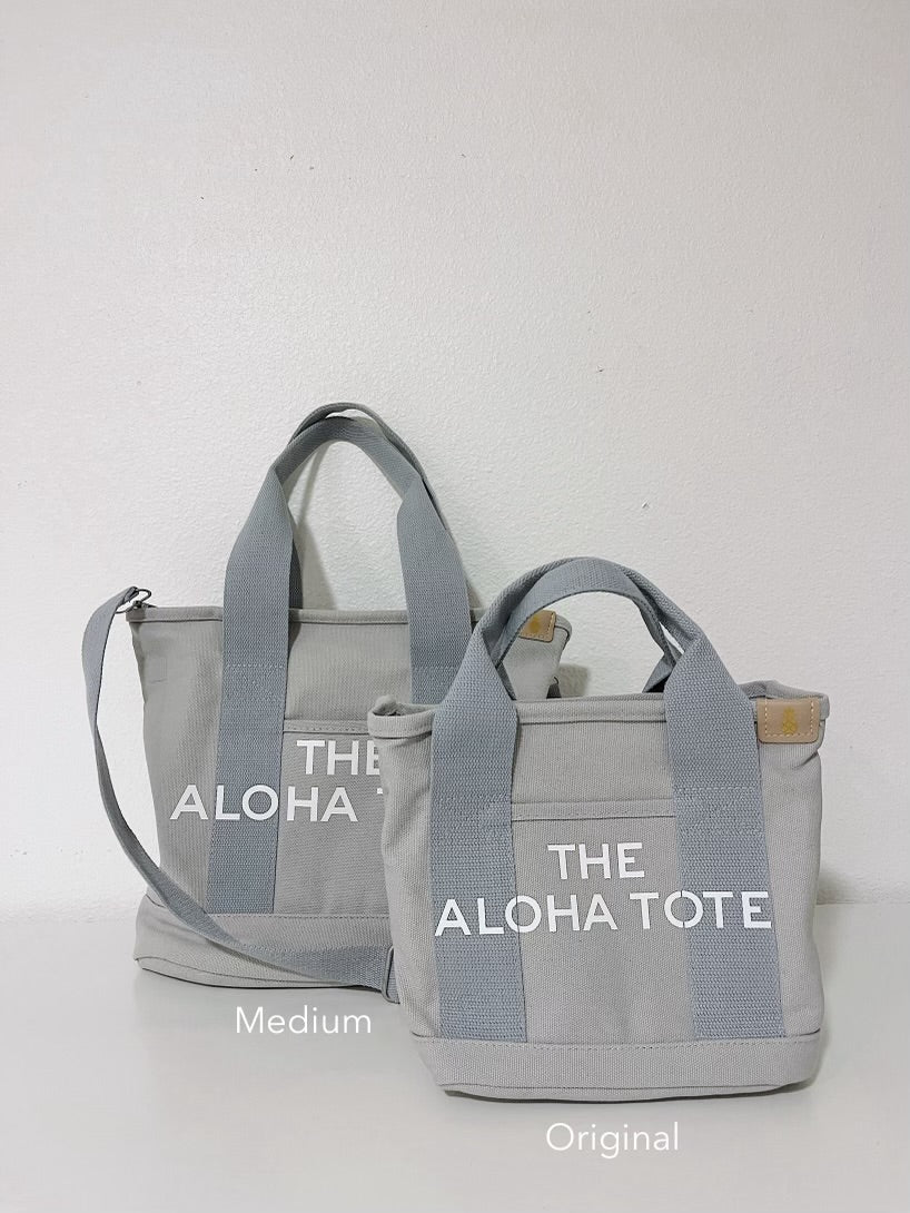 The Aloha Tote Medium (light grey)