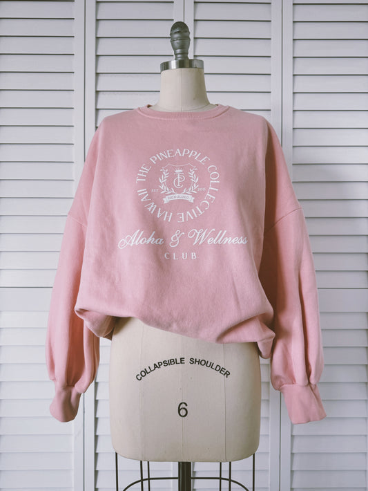 A&W Sweatshirt Pink/White