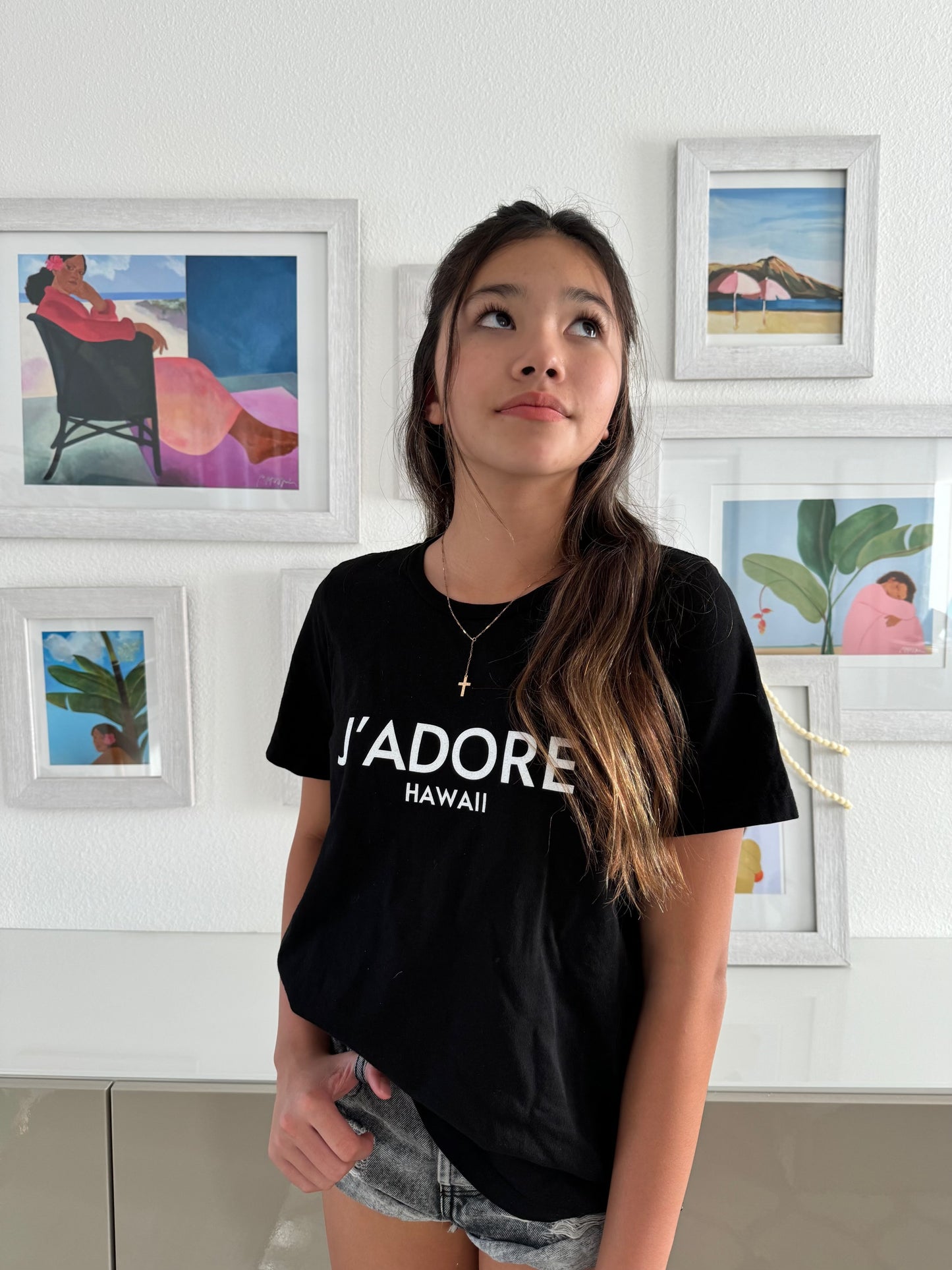 J’adore Hawaii Tee (black/white)