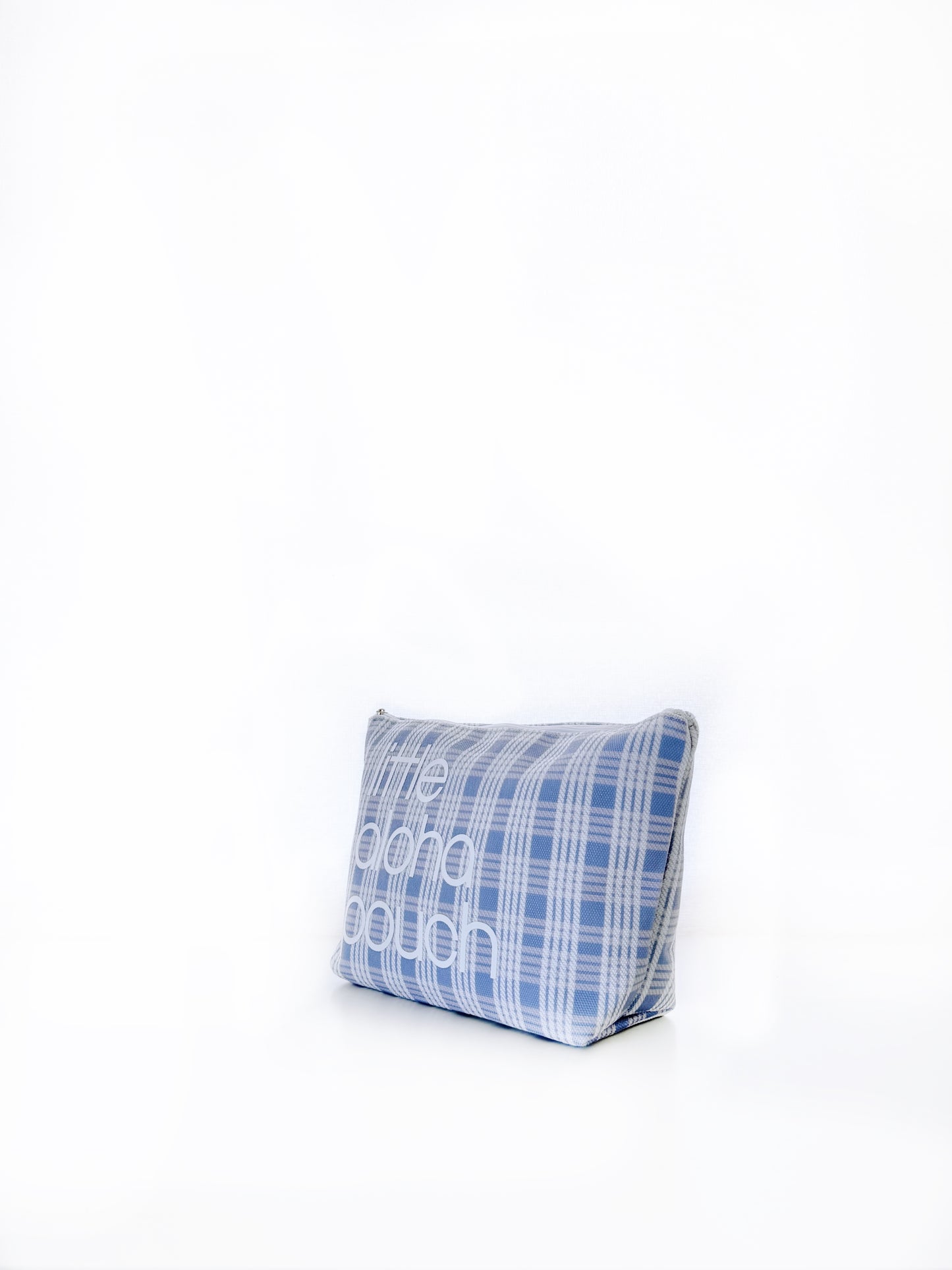 Little Aloha Canvas Pouch- vintage blue