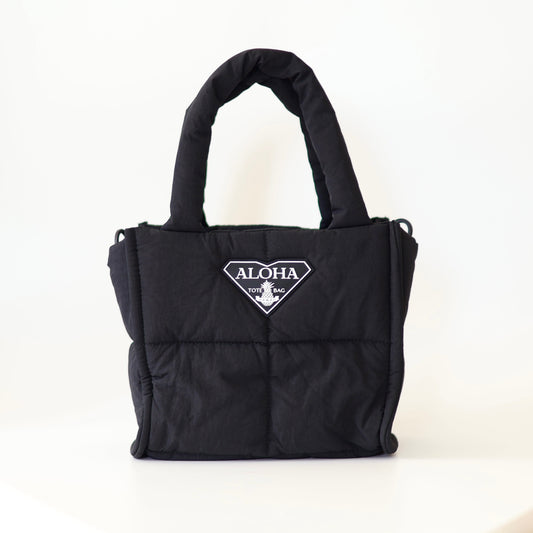 Luxe Aloha Puffer Mini (black)