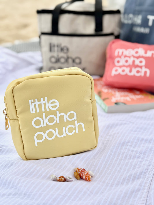 Little Aloha Pouch (butter yellow)