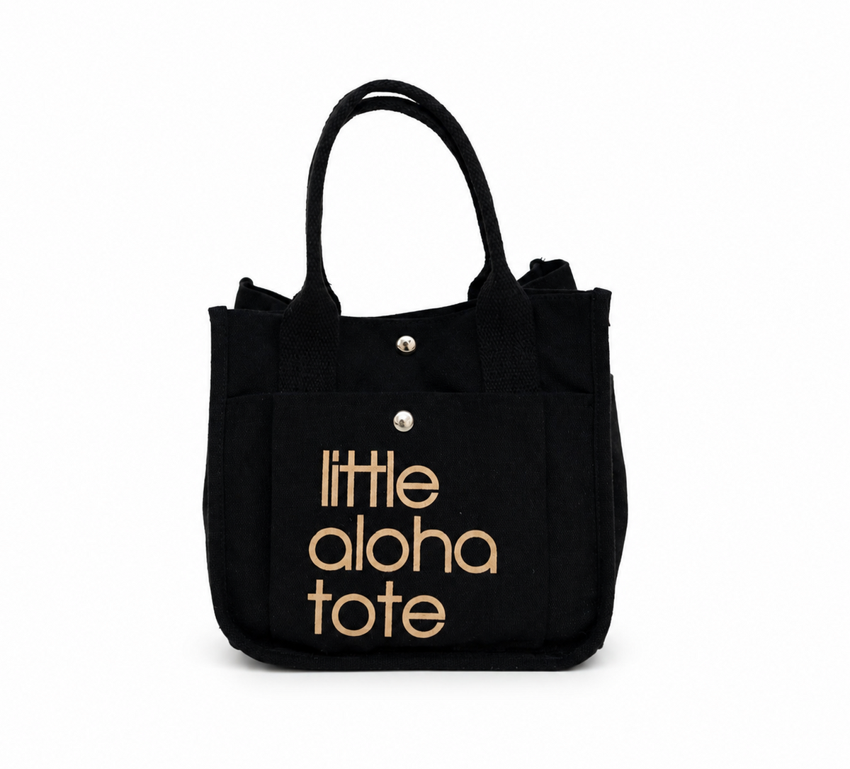 Little Aloha Tote- black/beige