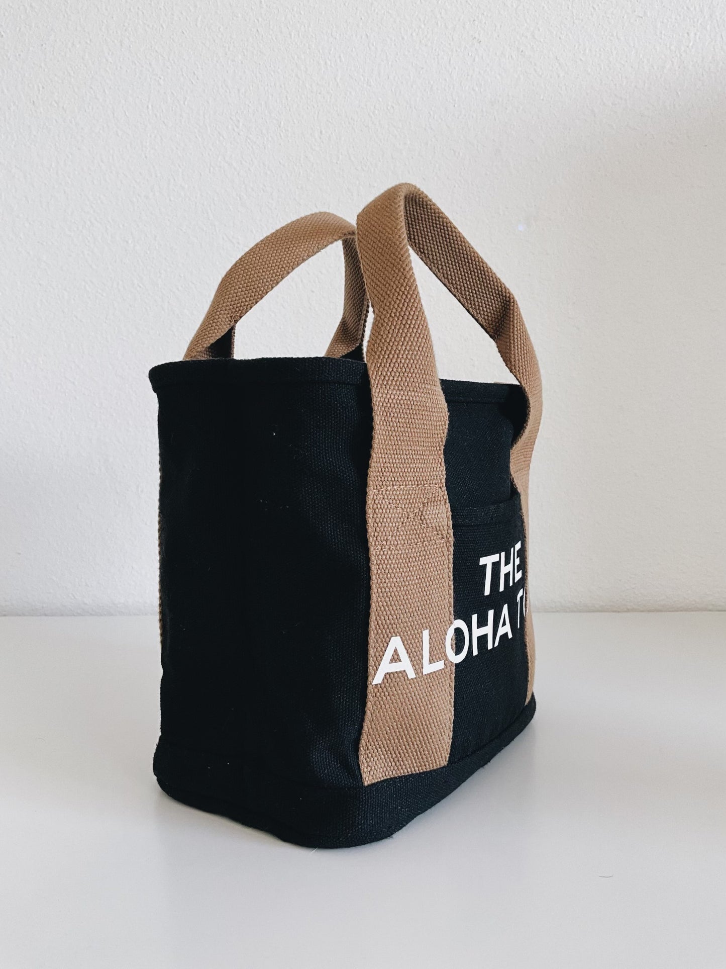 The Aloha Tote Mini (black/beige)