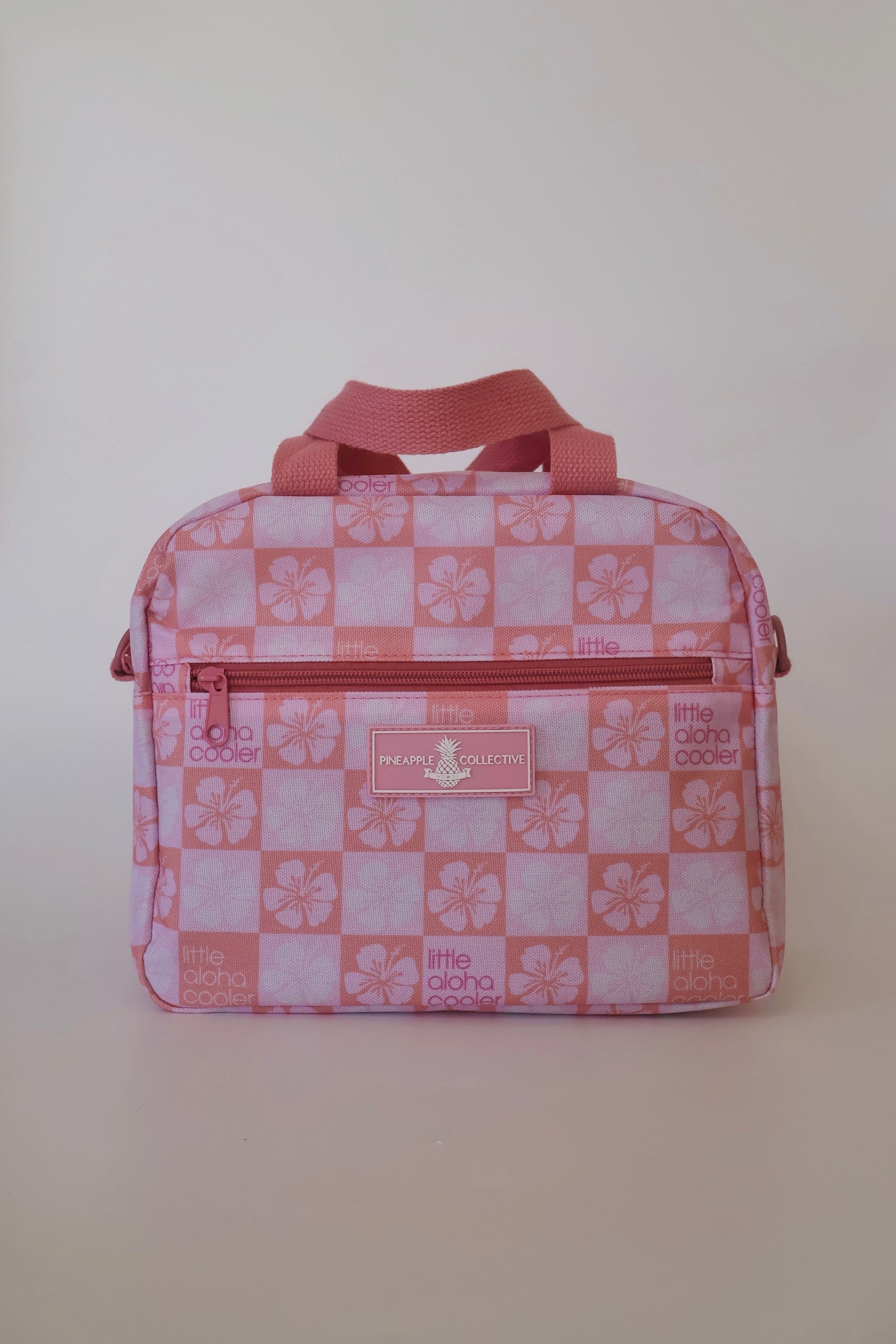 Little Aloha Cooler (hibiscus/coral) – The Pineapple Collective Little Aloha Cooler (hibiscus/coral) – The Pineapple Collective