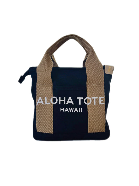 Aloha Tote Hawaii Mini- black/beige