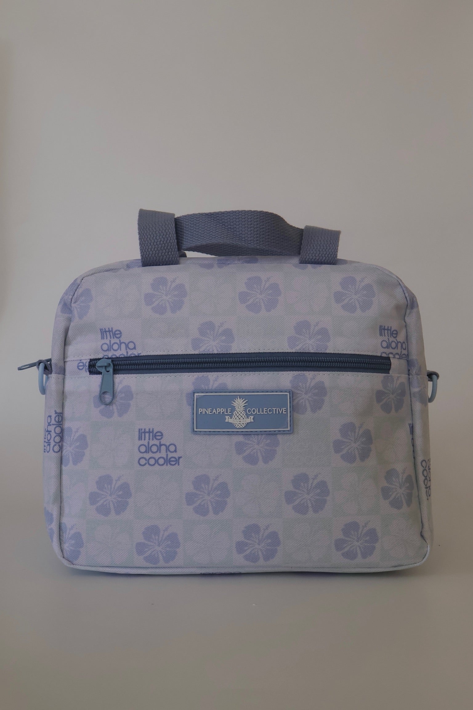 Little Aloha Cooler (hibiscus/blue) – The Pineapple Collective