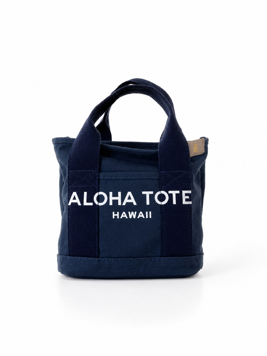 Aloha Tote Hawaii Mini- navy