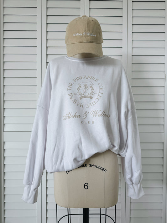 A&W Sweatshirt White/Tan