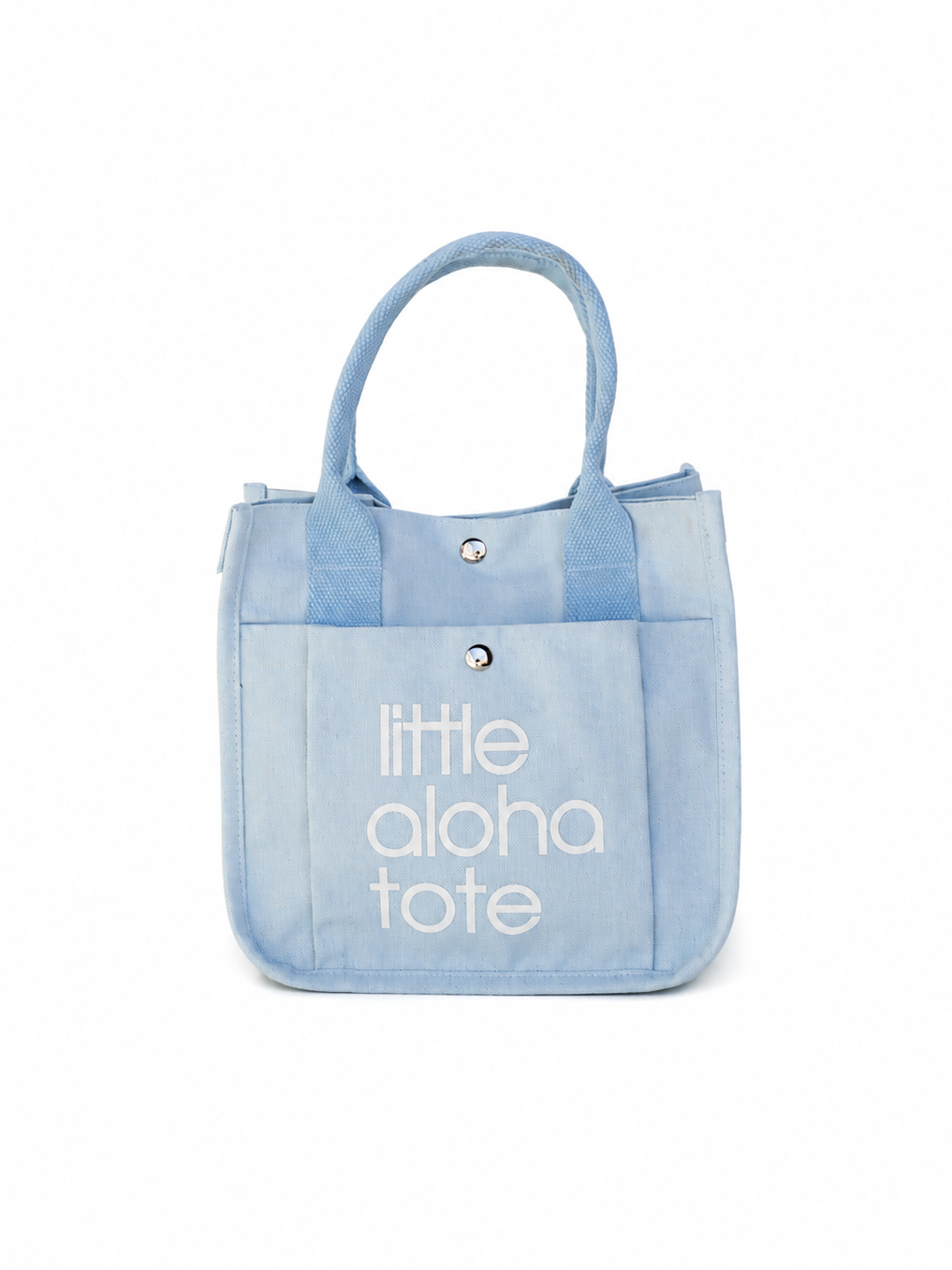 Little Aloha Tote- sky blue