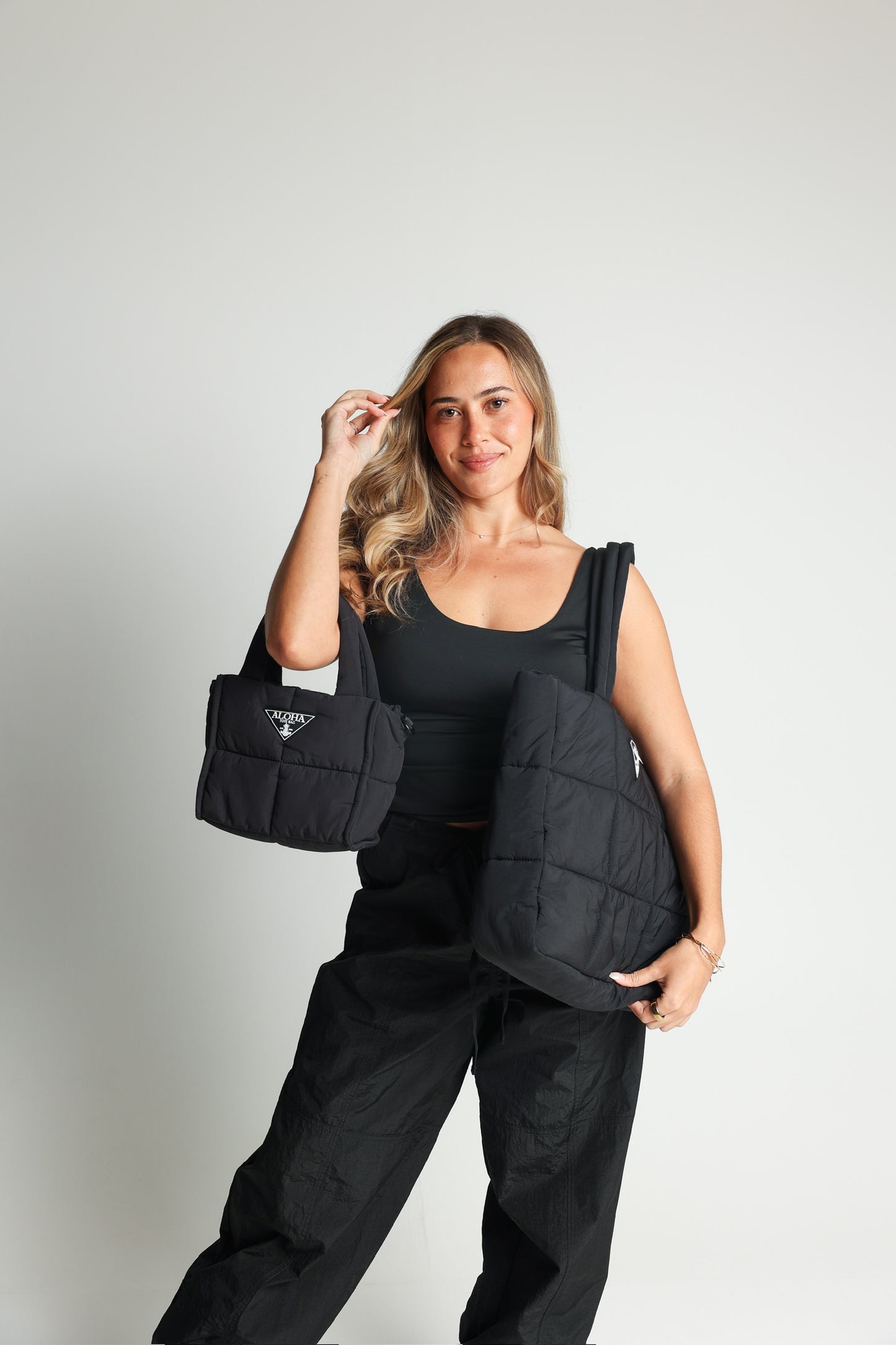 Luxe Aloha Puffer Large