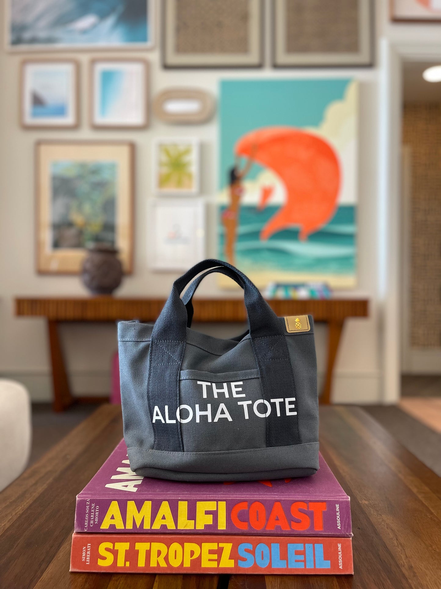 The Aloha Tote (dark gray)