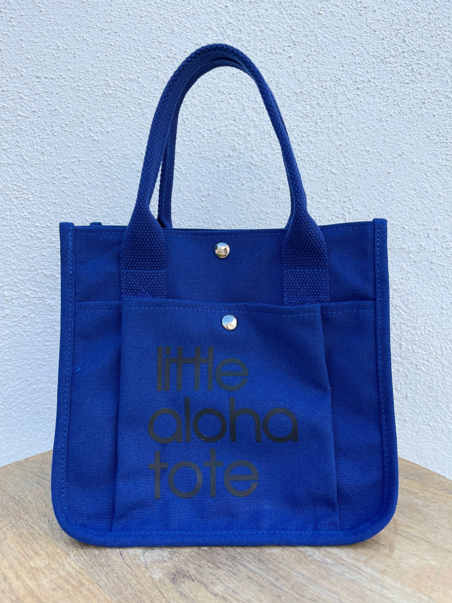 Little Aloha Tote (deep blue)