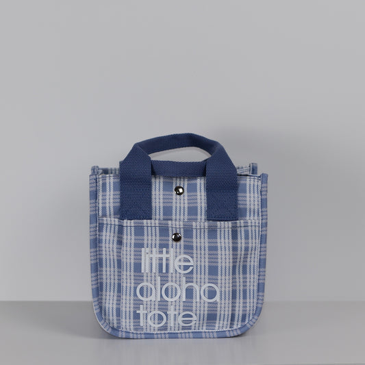 Little Aloha Tote- vintage blue