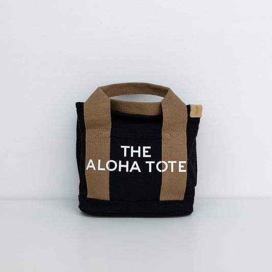 The Aloha Tote Mini (black/beige)