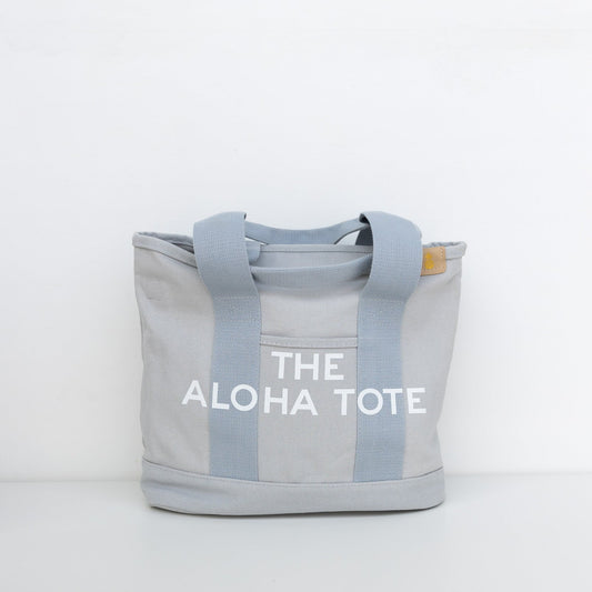 The Aloha Tote Medium (light gray)