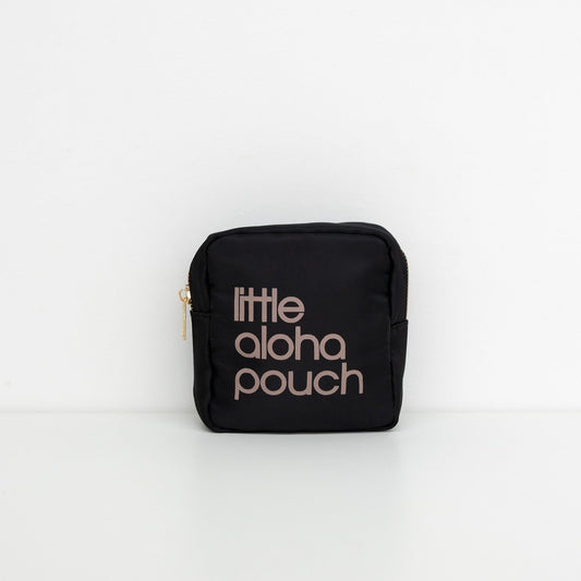 Little Aloha Pouch (black/taupe)