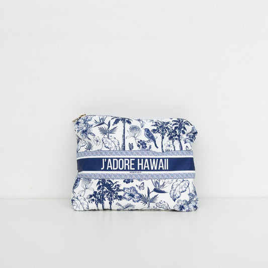 J’adore Hawaii Pouch (blue/white)