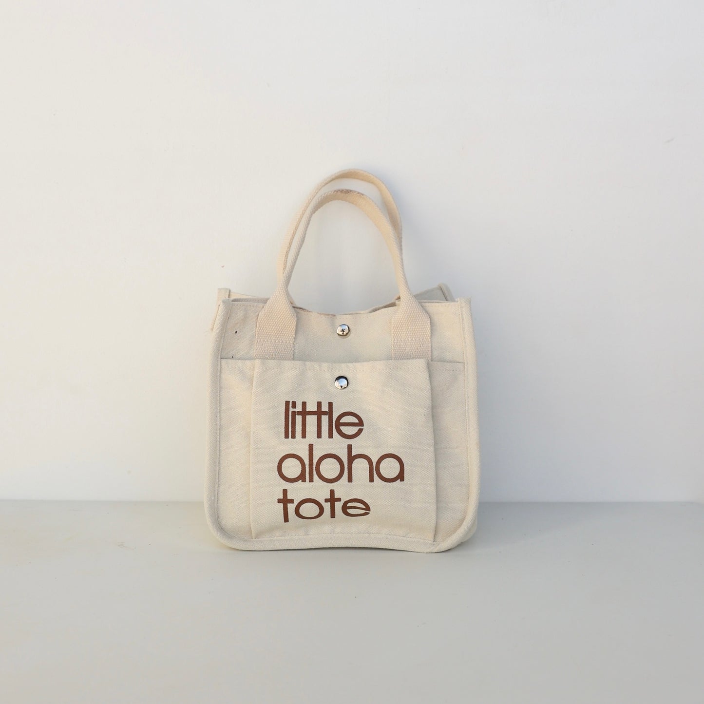 Little Aloha Tote (ivory/beige)